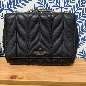 Kate Spade Black Quilted Crossbody Bag